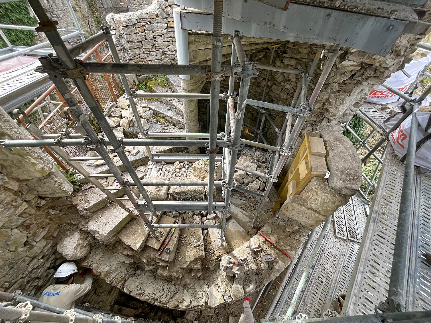 Restauration de la tour