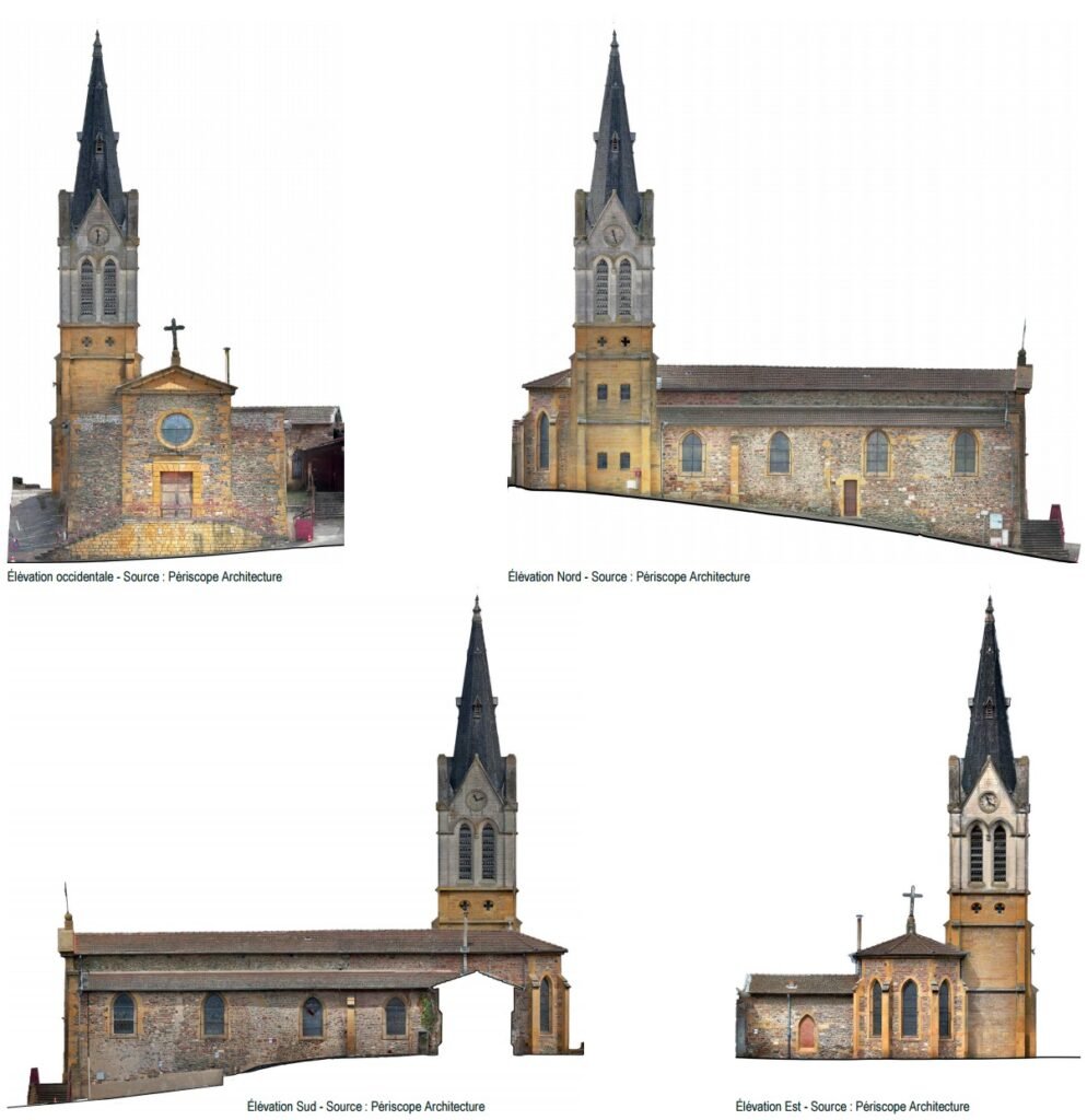 Diagnostic patrimonial de l'église de Sourcieux-les-Mines